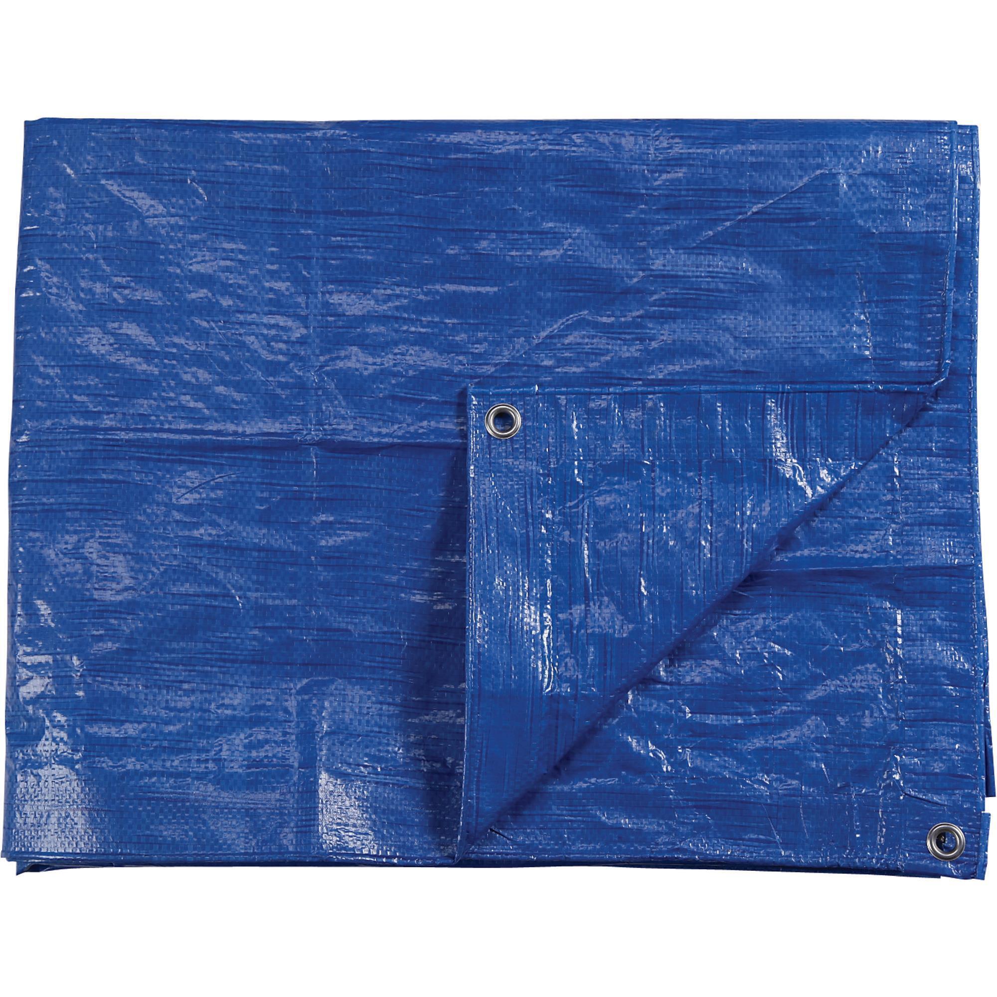 Roughneck 2.2-Oz. Medium-Duty Tarp, Blue, 5ft. x 7ft.
